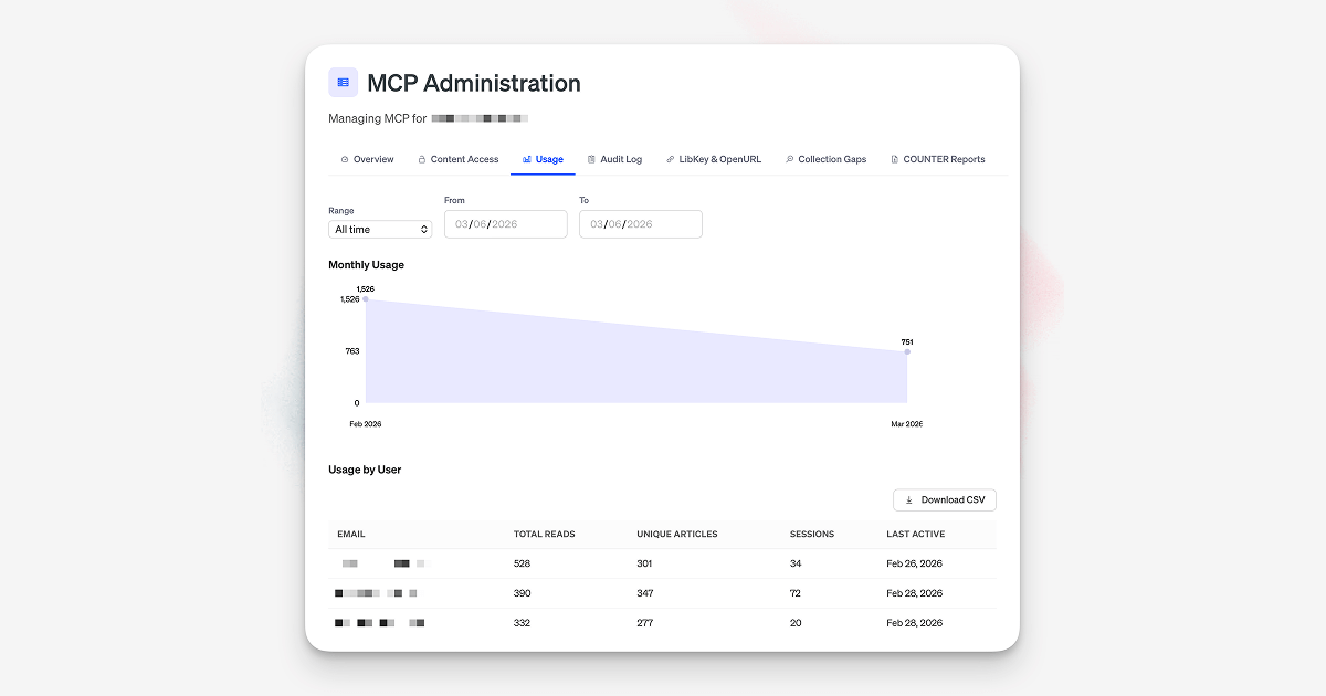 Introducing Admin Analytics for the Scite MCP